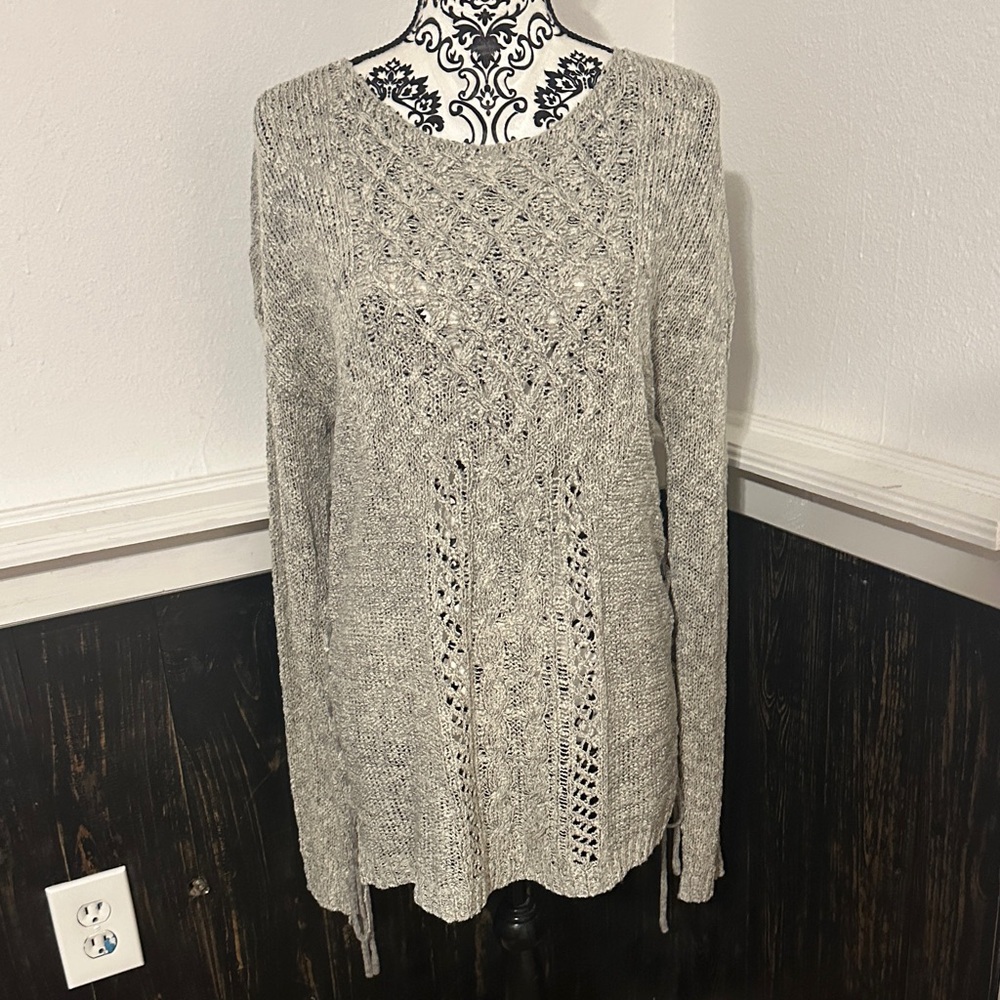 Maurices Heather Gray Knit Sweater